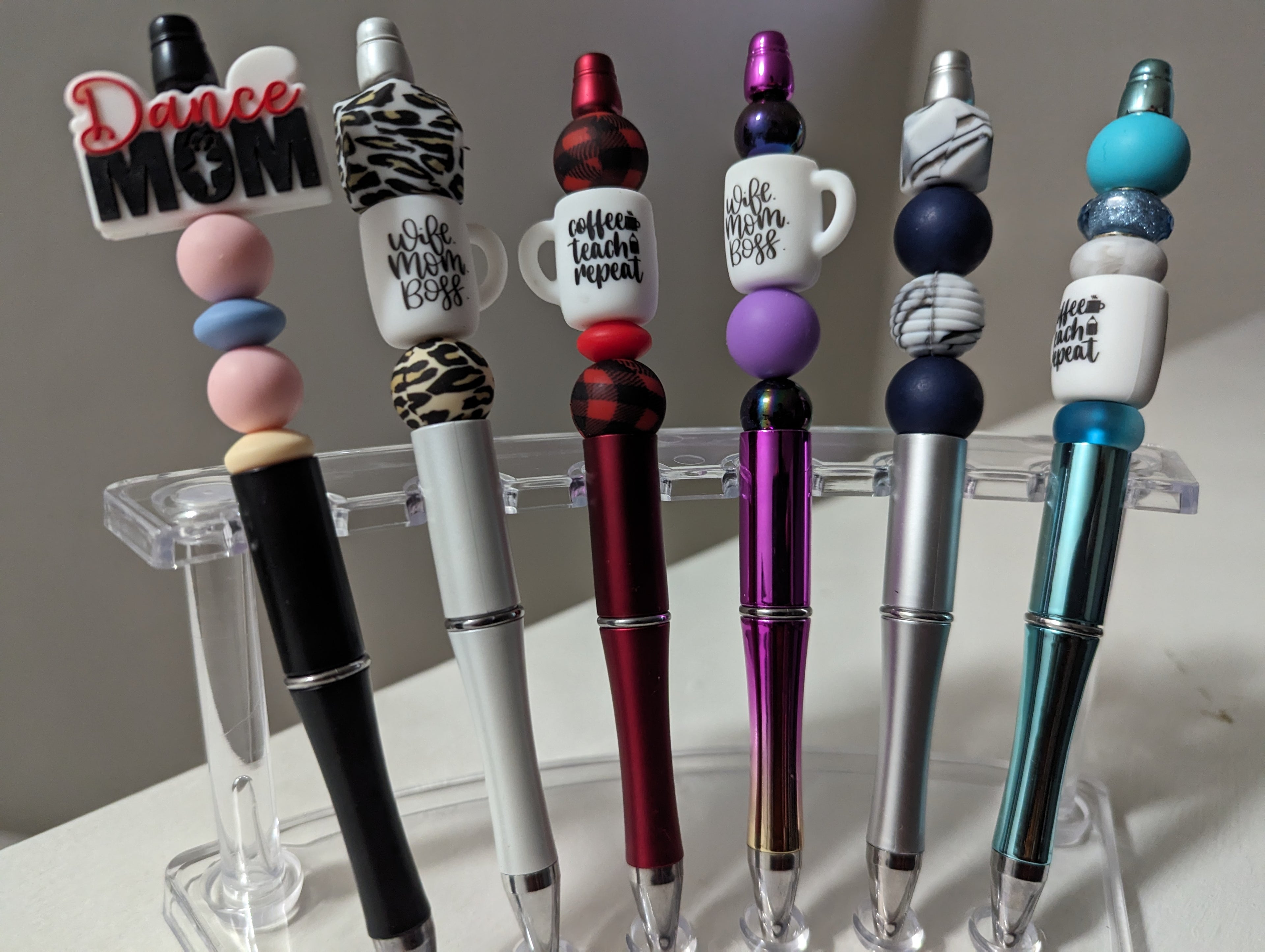 Beaded pens